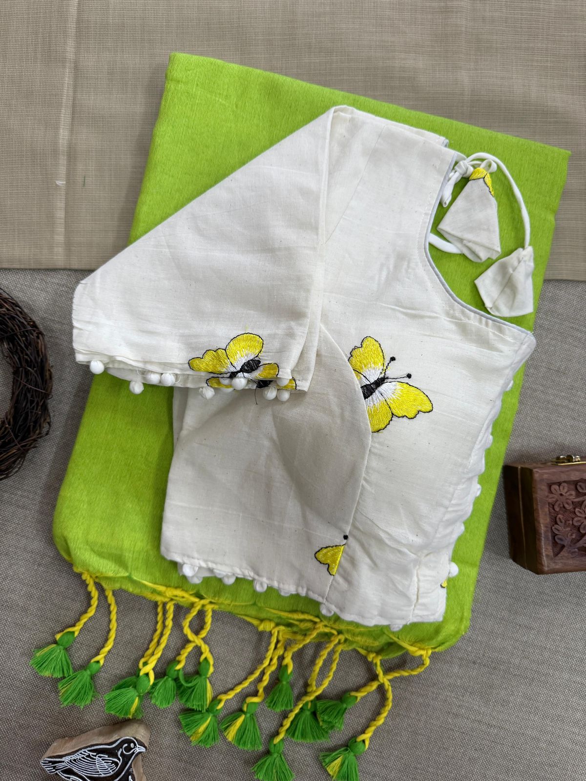Handloom Khadi Cotton Saree