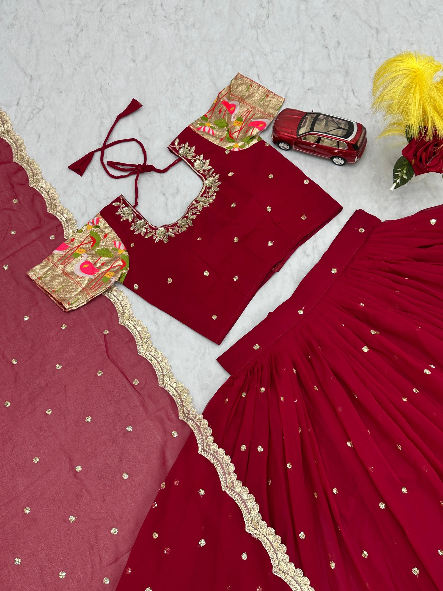 Embroidered Lehenga Set