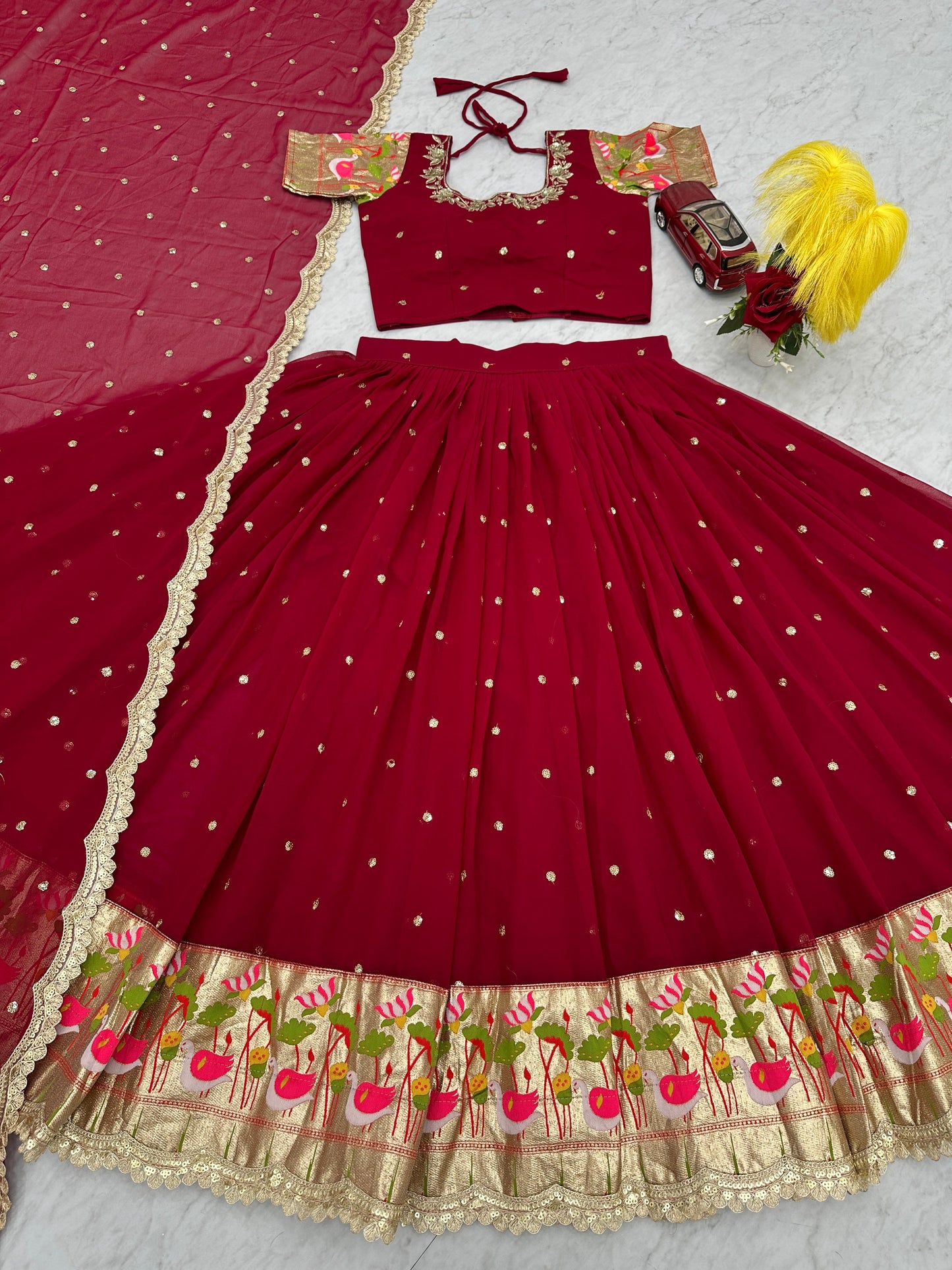 Embroidered Lehenga Set