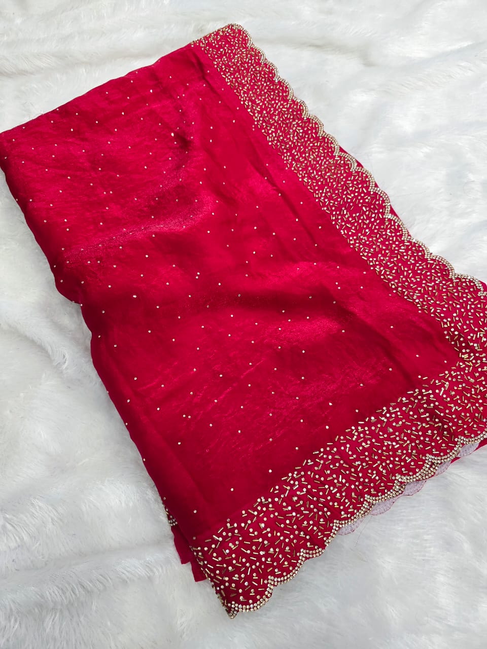 Space silk with Jarkhan work