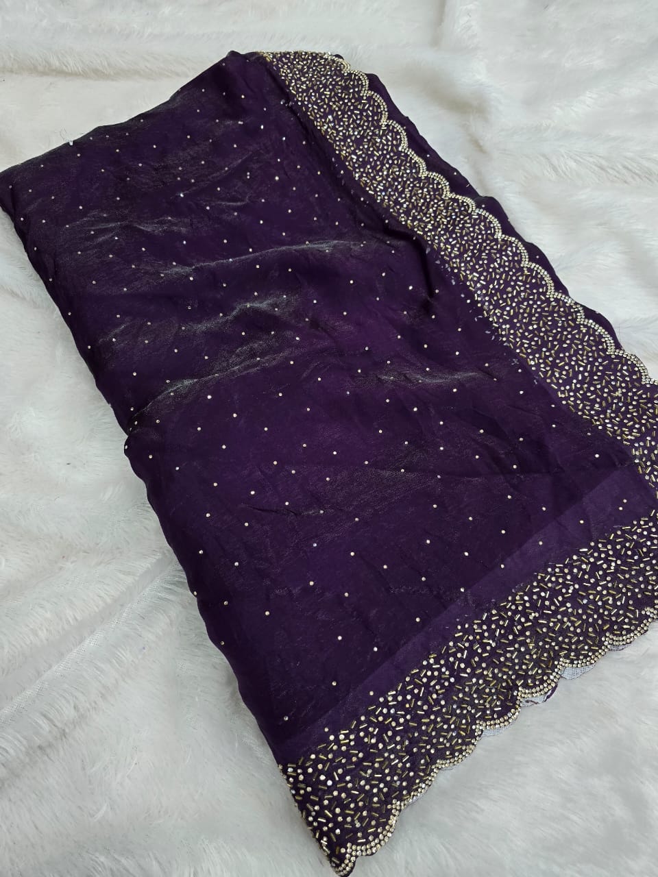 Space silk with Jarkhan work