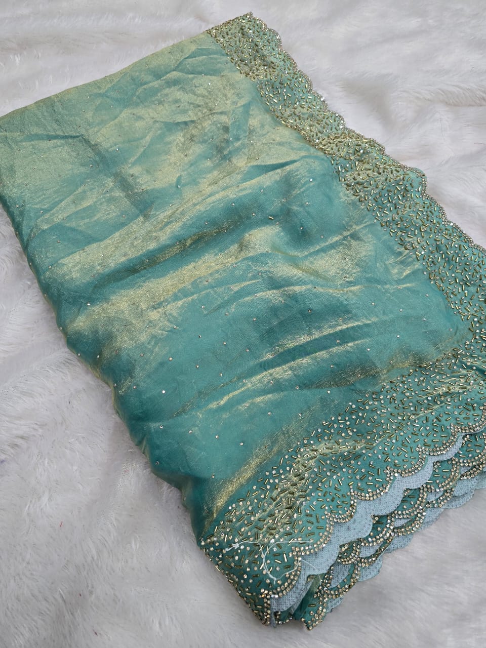 Space silk with Jarkhan work