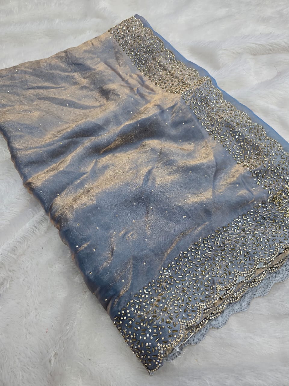 Space silk with Jarkhan work
