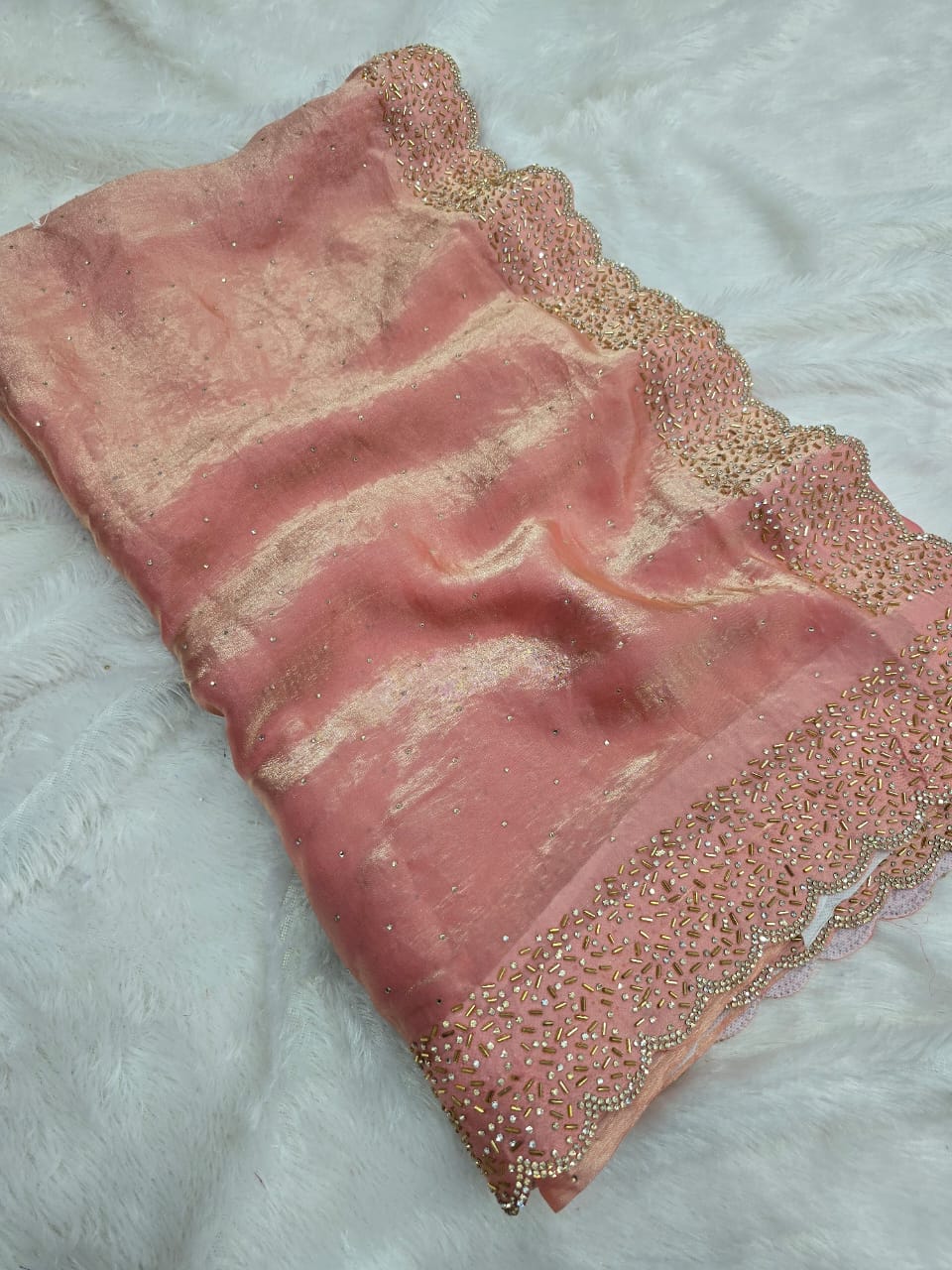 Space silk with Jarkhan work