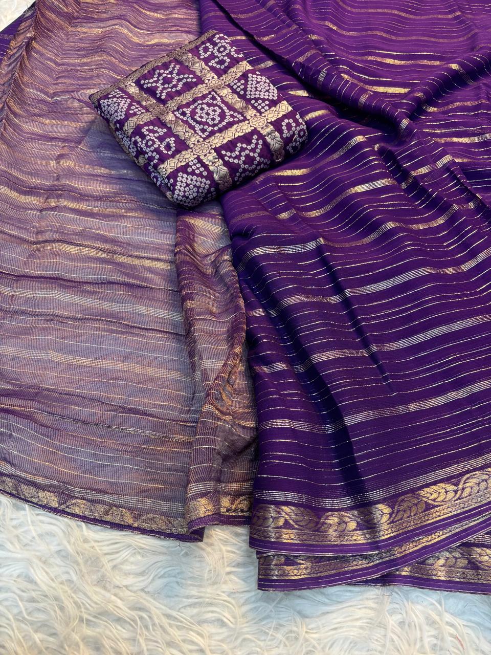 Pure Viscose Saree with Pallu