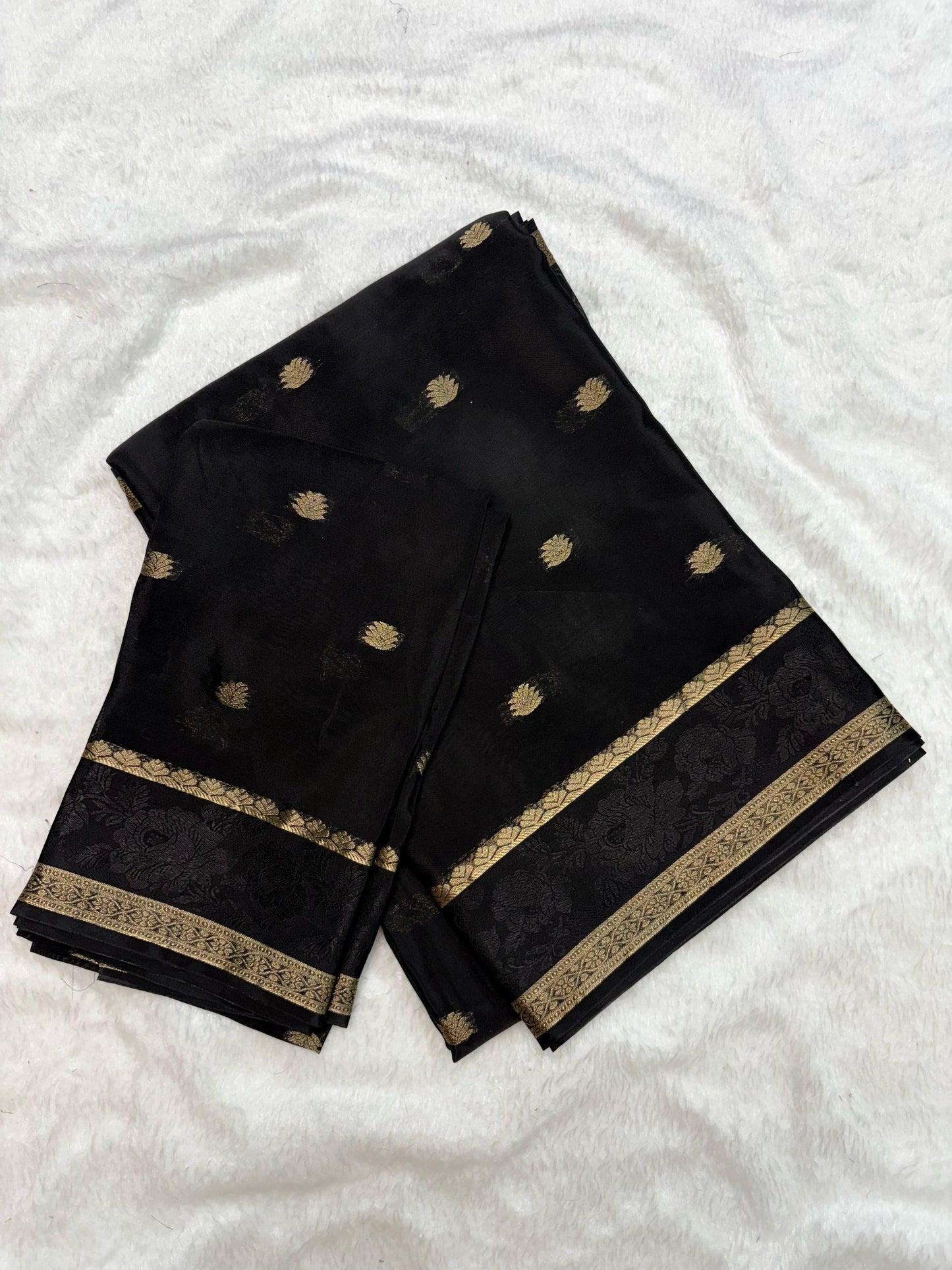 Viscose Mysore Crepe Silk Saree