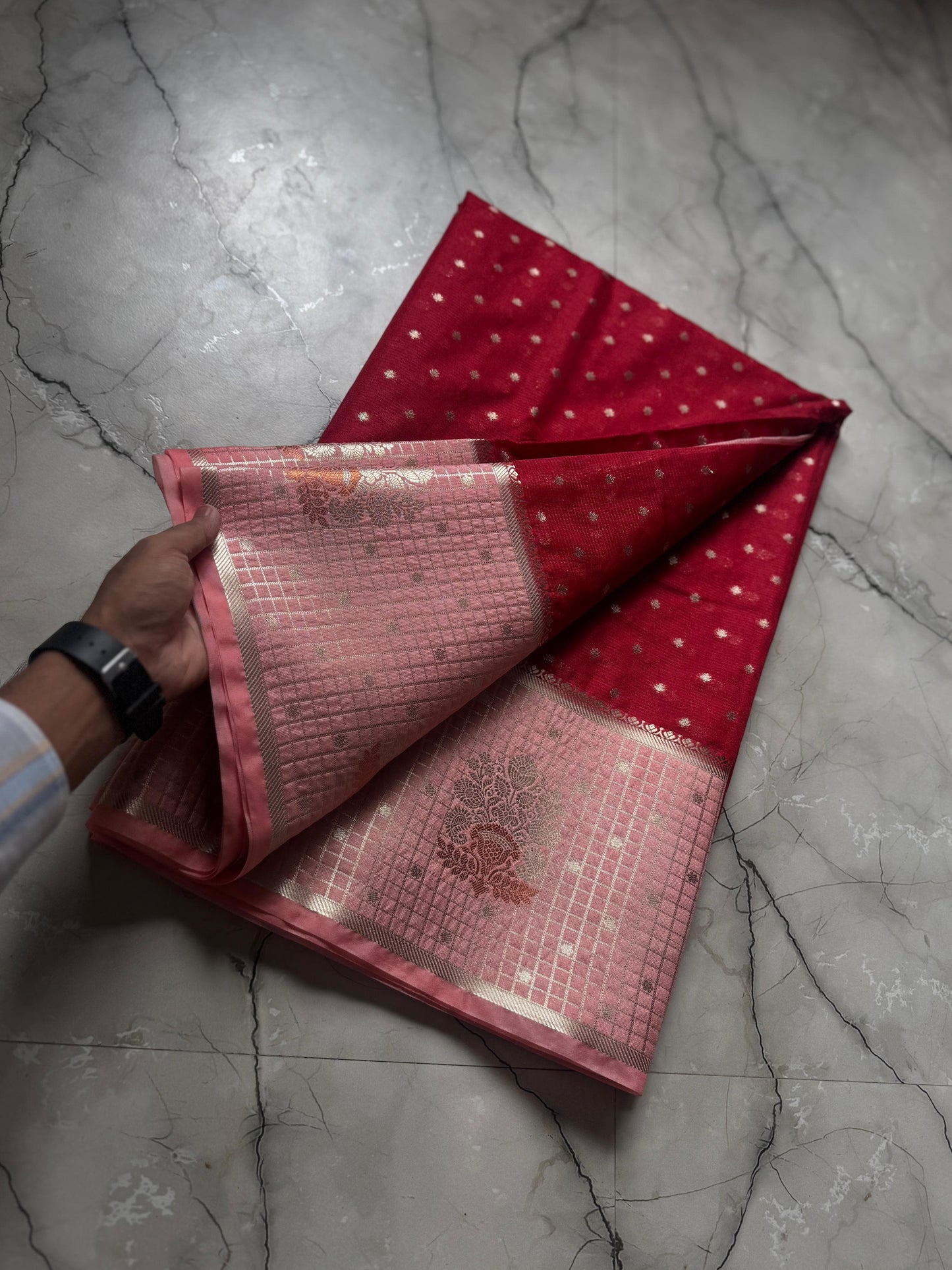 Banarasi Semi-Georgette Silk Saree