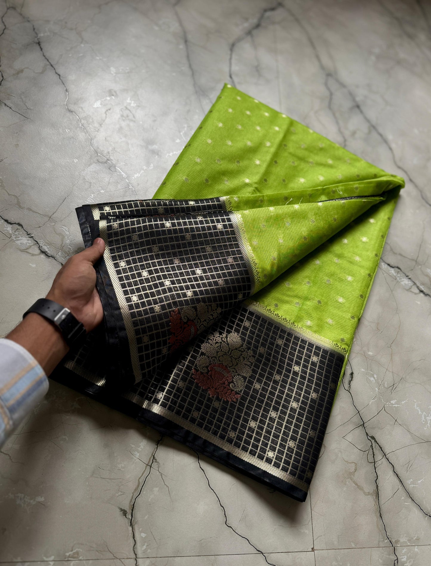 Banarasi Semi-Georgette Silk Saree