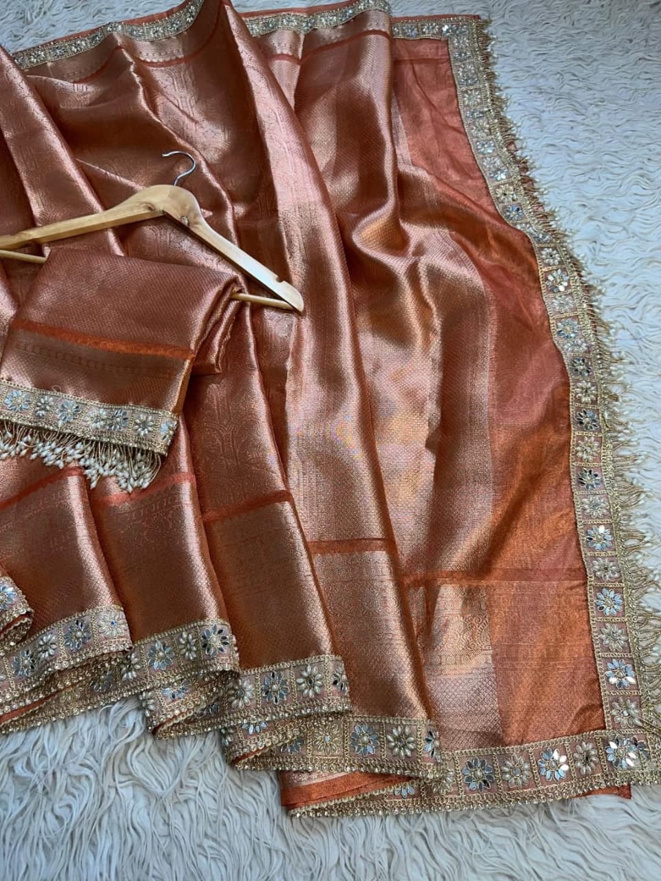 Kanjivaram Bridal Tissue Silk Saree