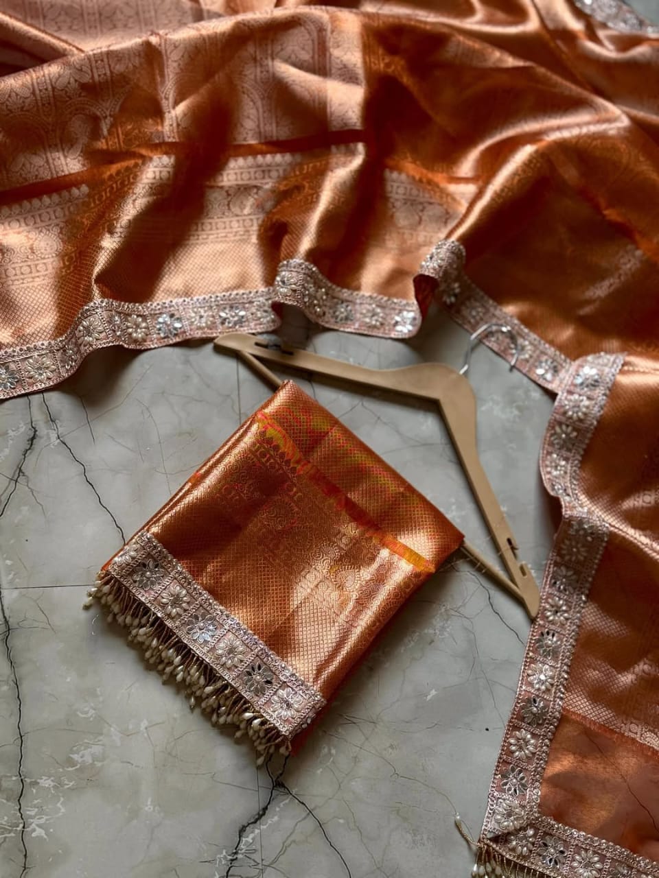 Kanjivaram Bridal Tissue Silk Saree