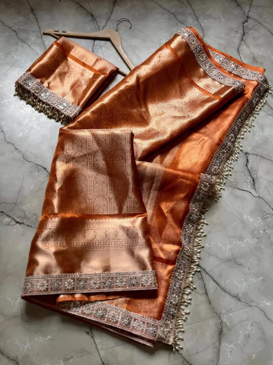 Kanjivaram Bridal Tissue Silk Saree