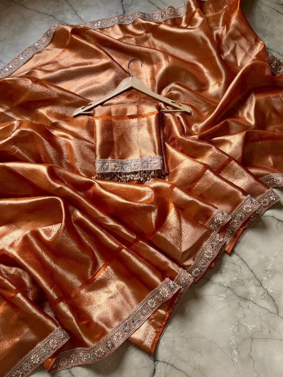 Kanjivaram Bridal Tissue Silk Saree