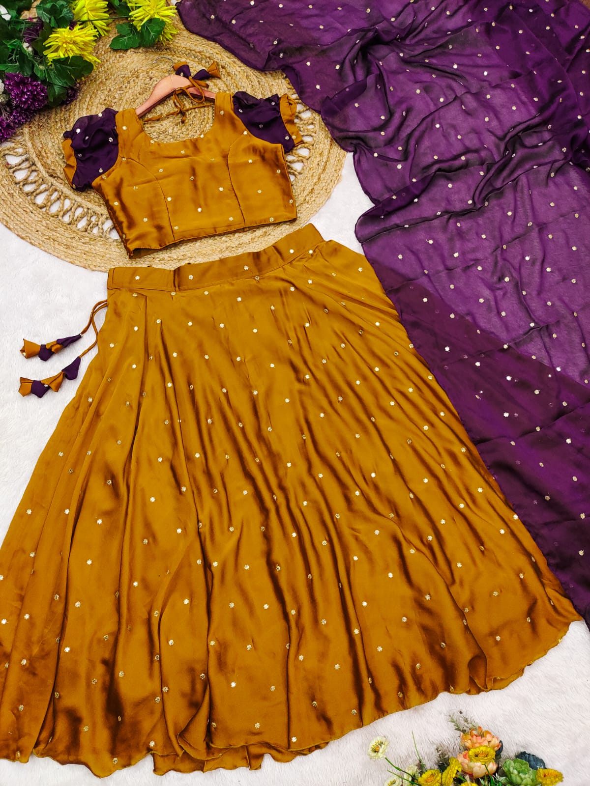 Mustard Gold - Lehenga