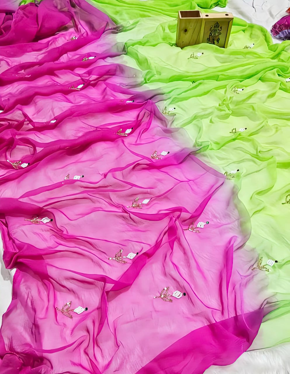 Beautiful Hand work Saree