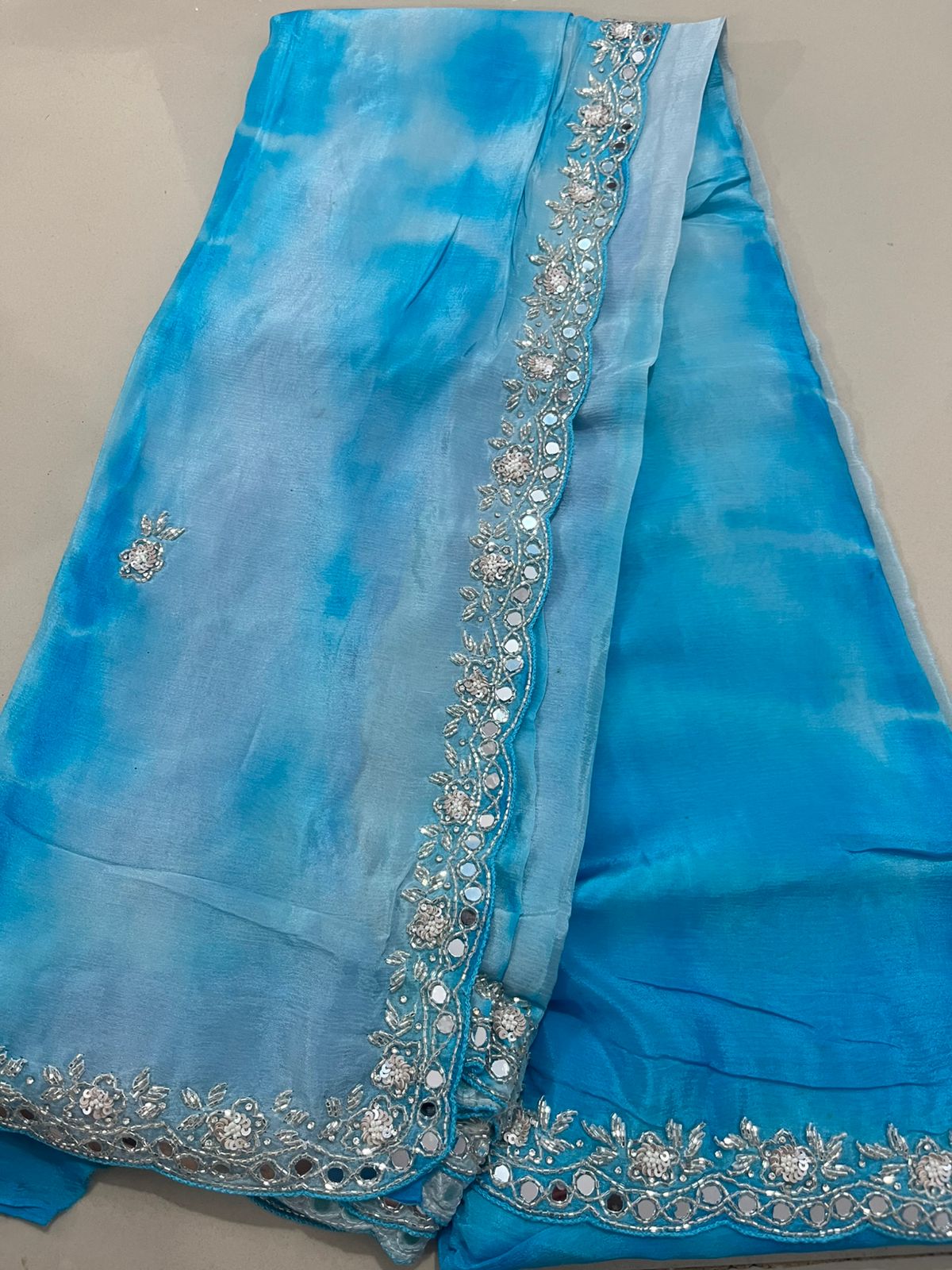 Chinnon Tye dye Saree