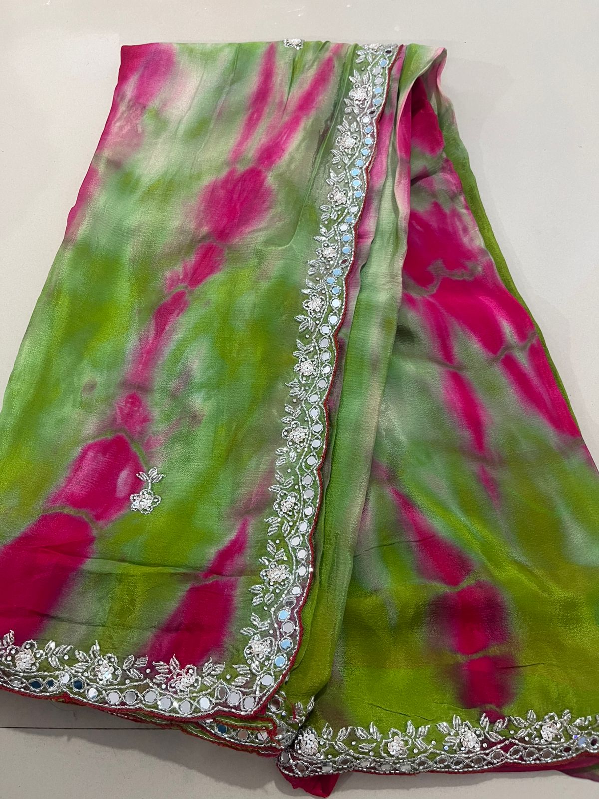 Chinnon Tye dye Saree
