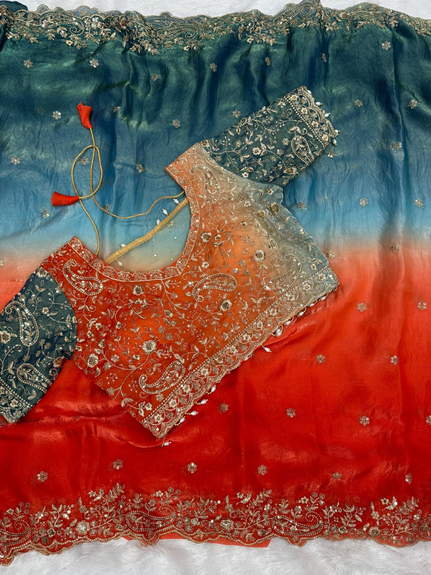Colourful saree
