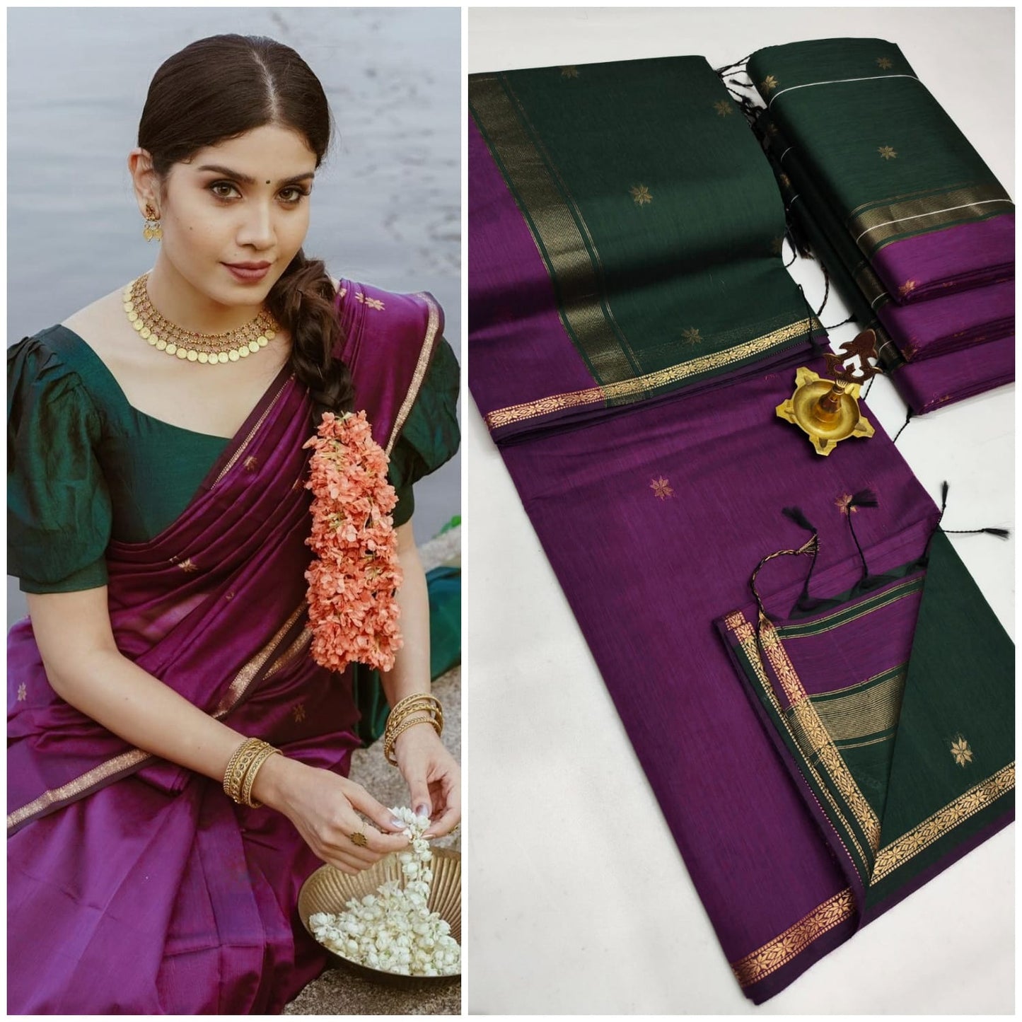 Maheshwari Silk Cotton Sarees