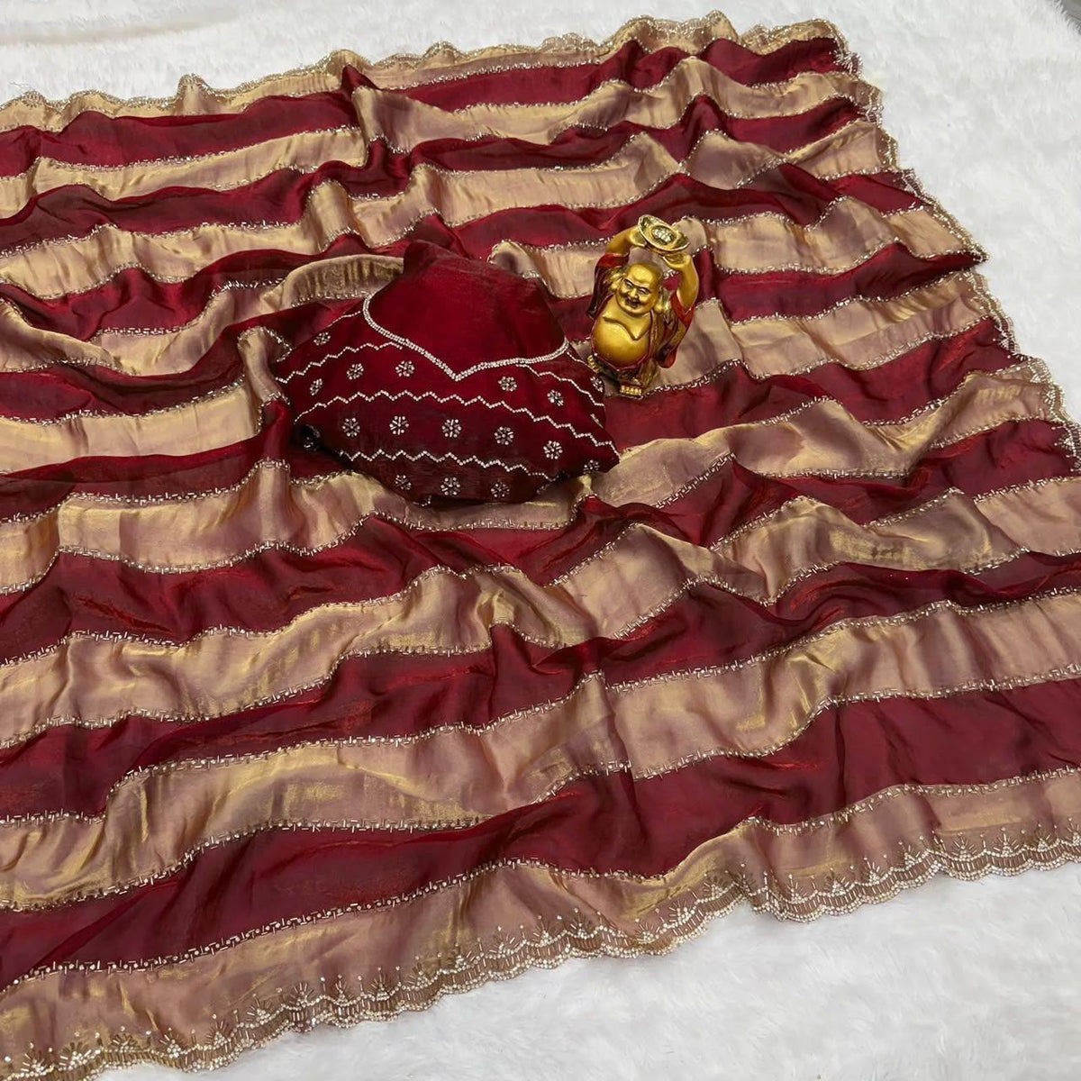 Double Colour Saree