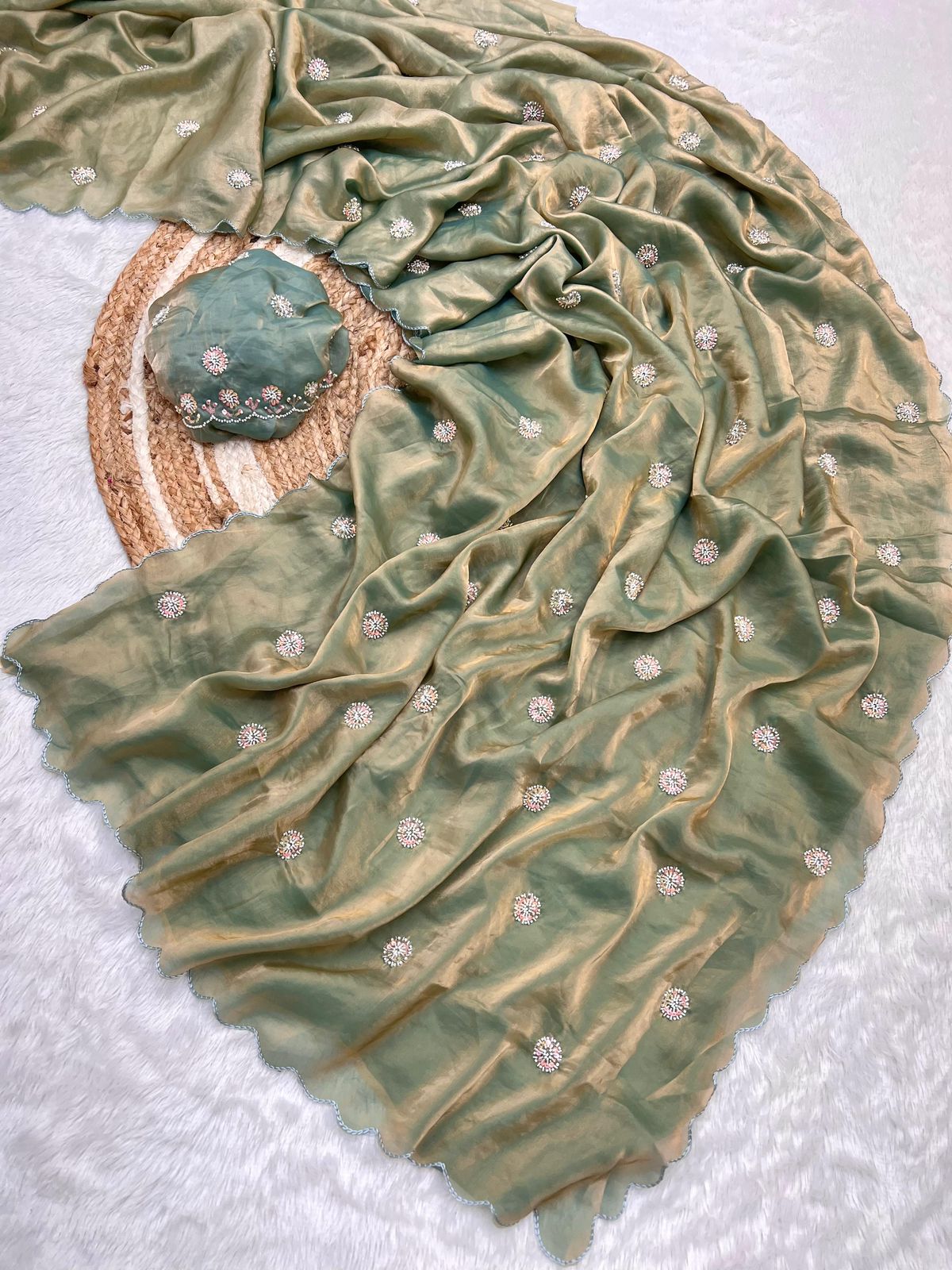 Fancy Space Silk Saree