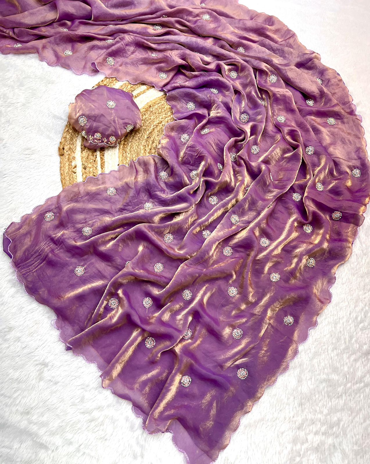 Fancy Space Silk Saree