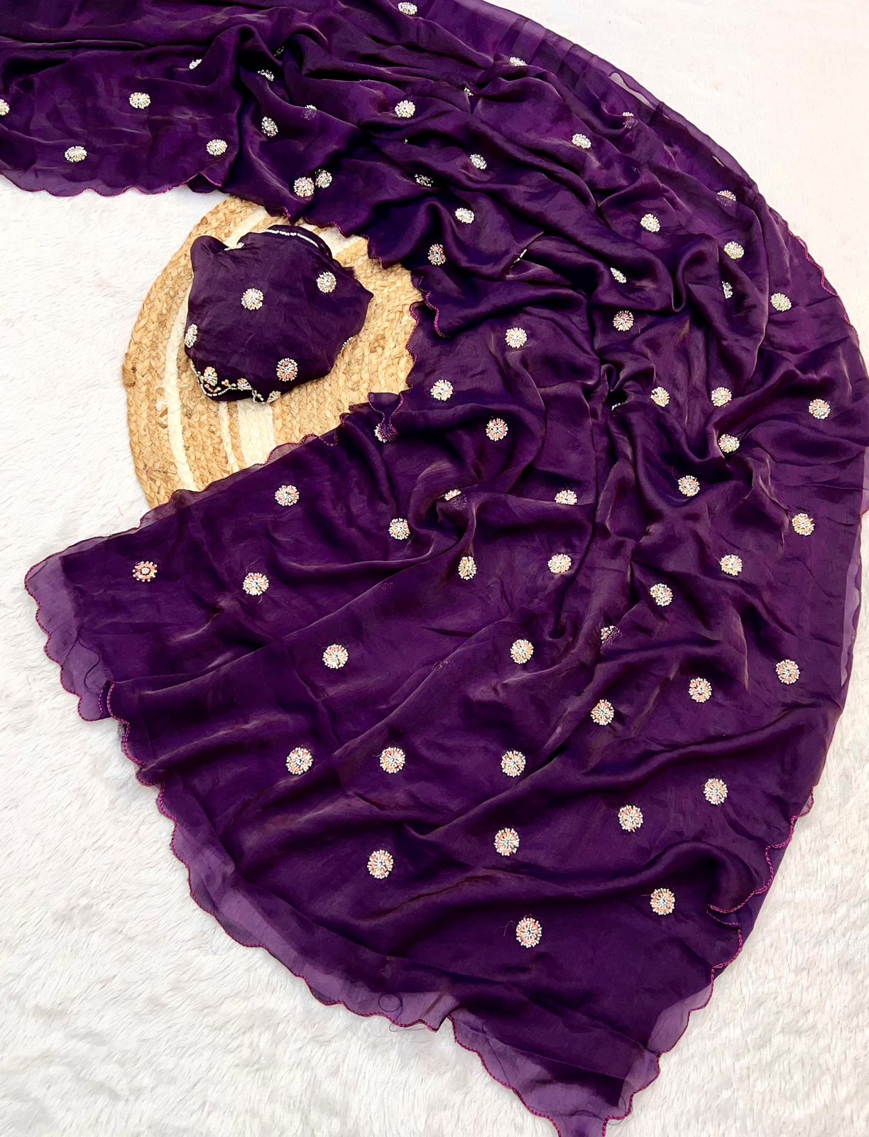 Fancy Space Silk Saree