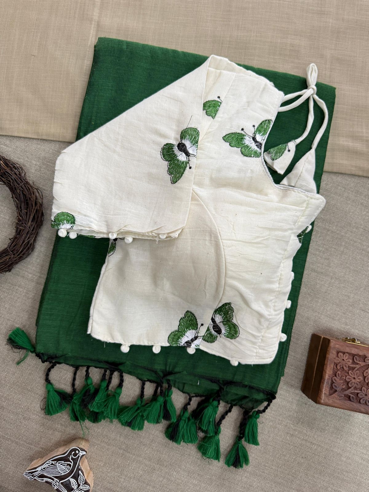 Handloom Khadi Cotton Saree