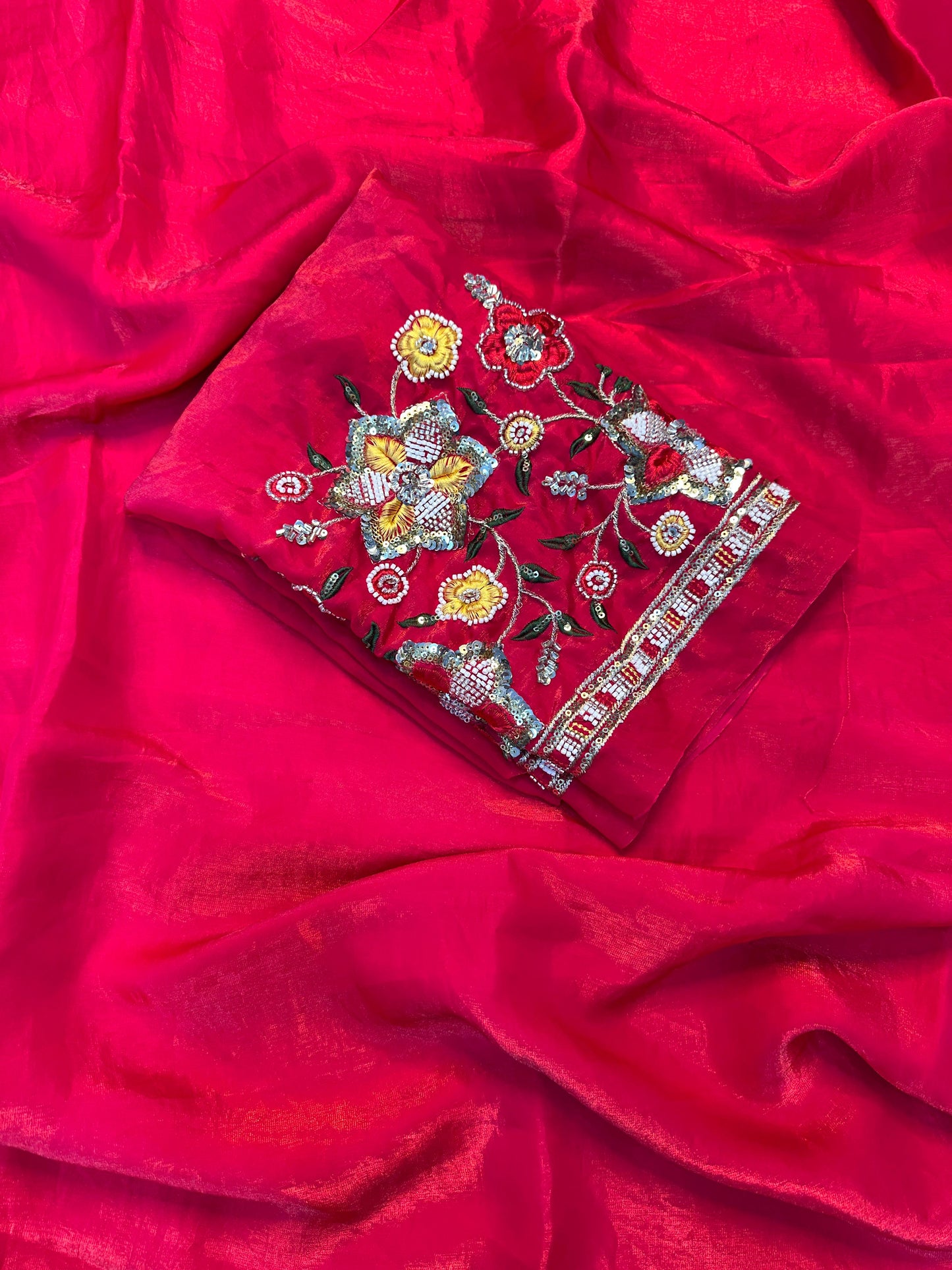 Space Soft Silk Saree
