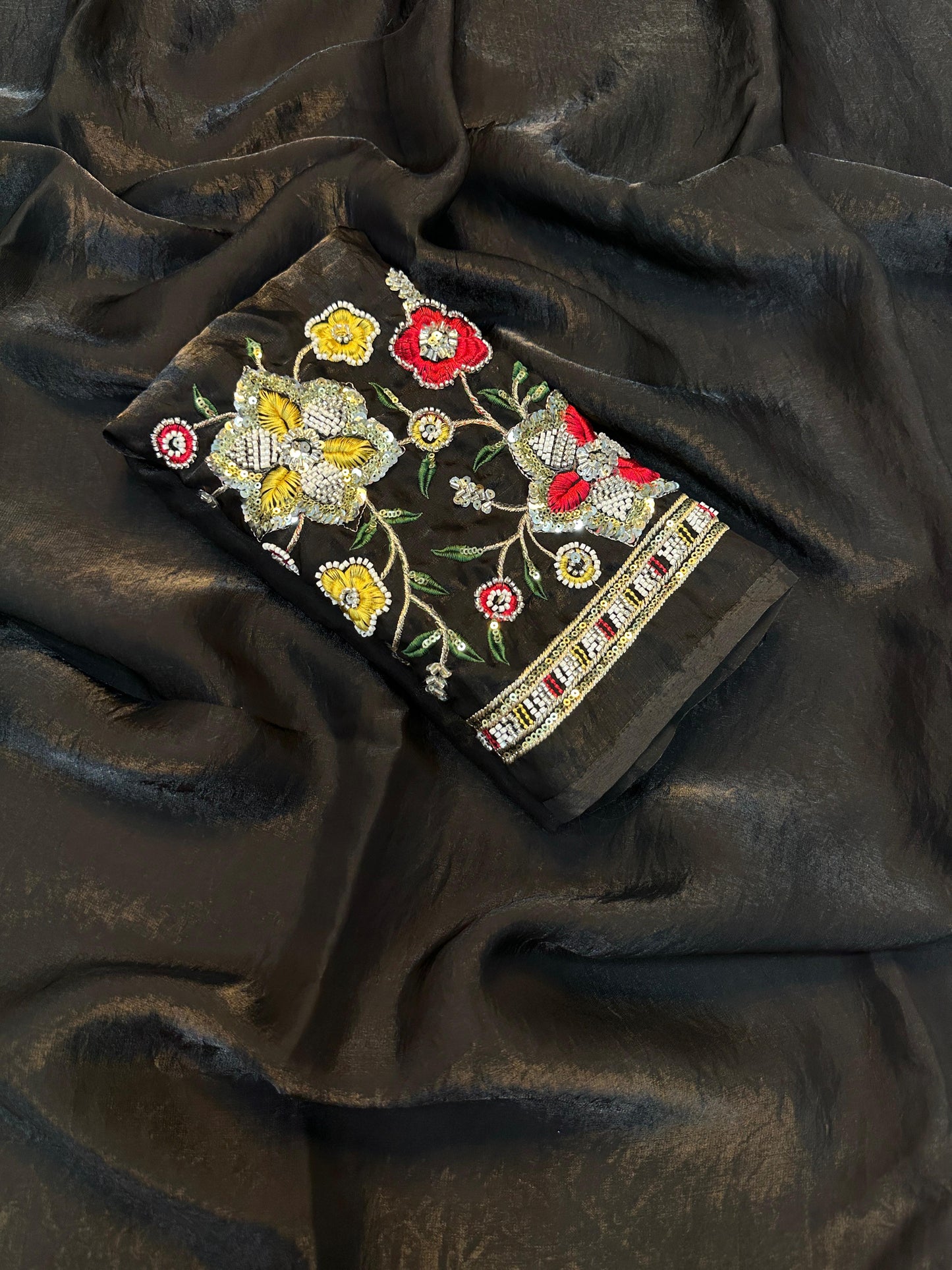 Space Soft Silk Saree