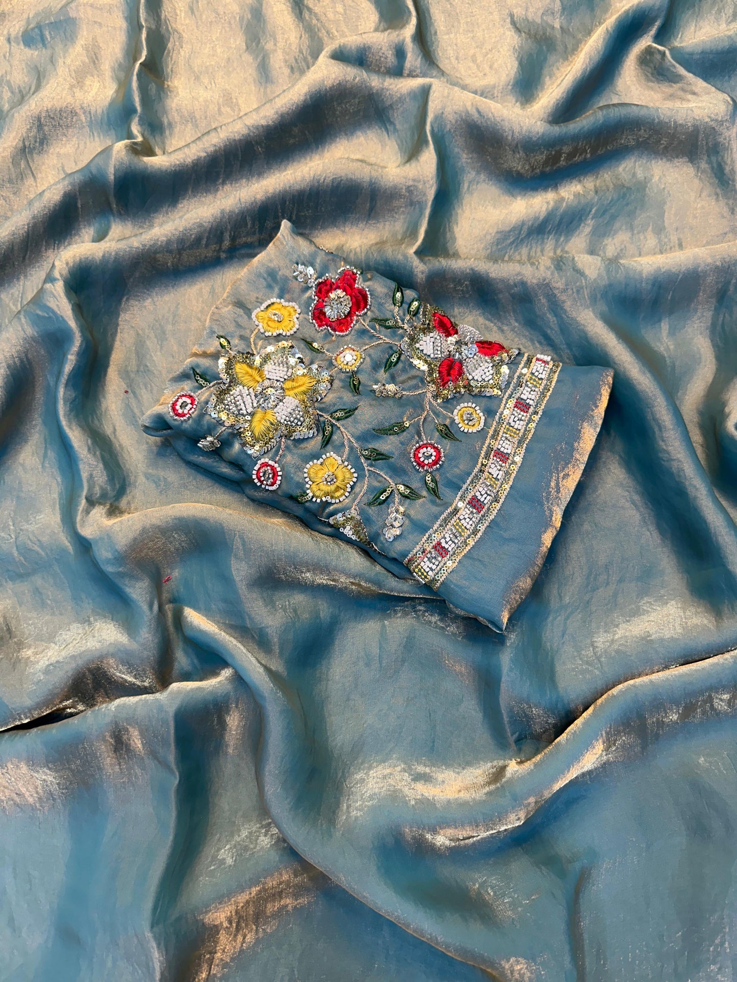 Space Soft Silk Saree