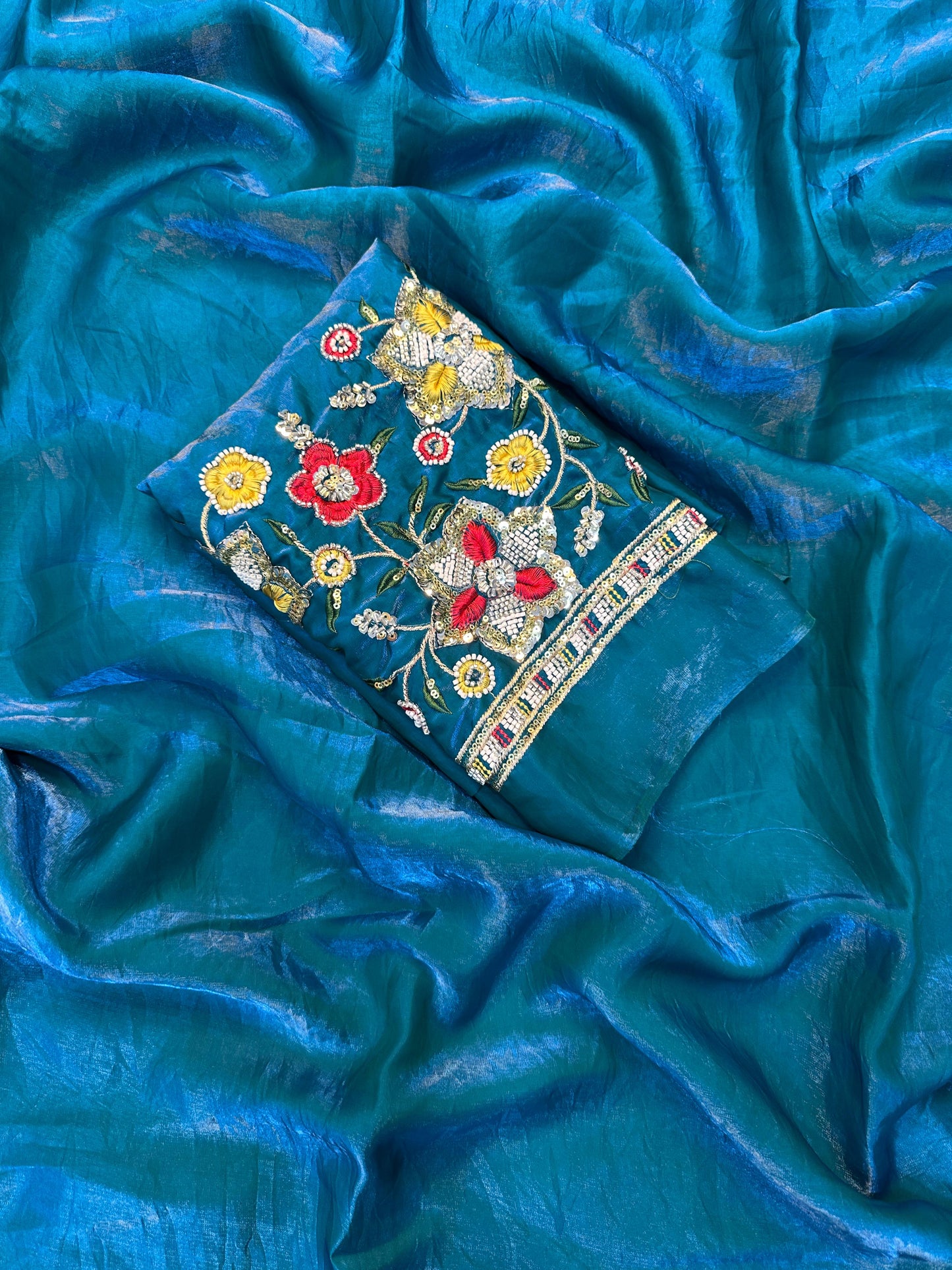 Space Soft Silk Saree