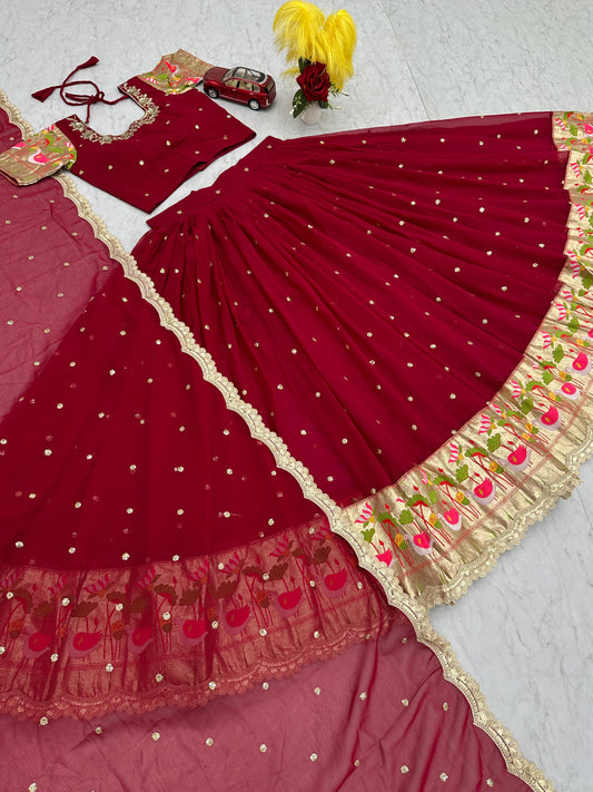 Embroidered Lehenga Set