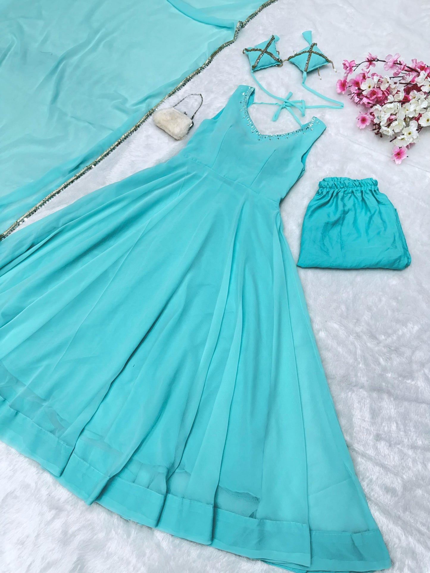 Georgette Anarkali Dress