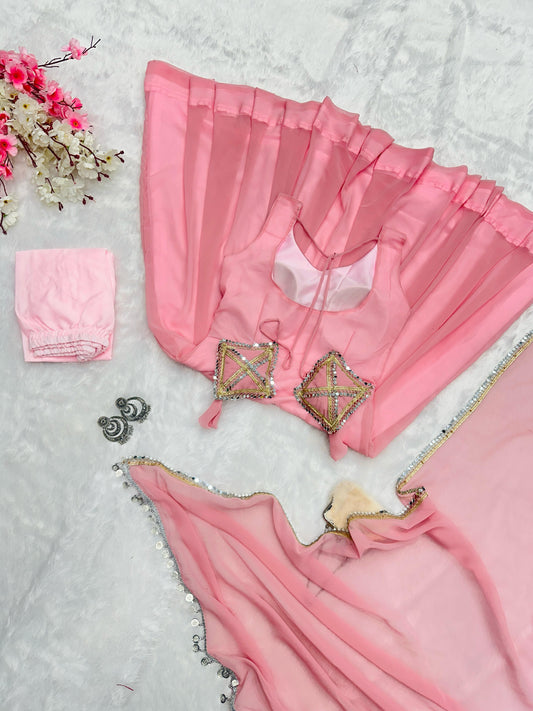 Georgette Anarkali Dress