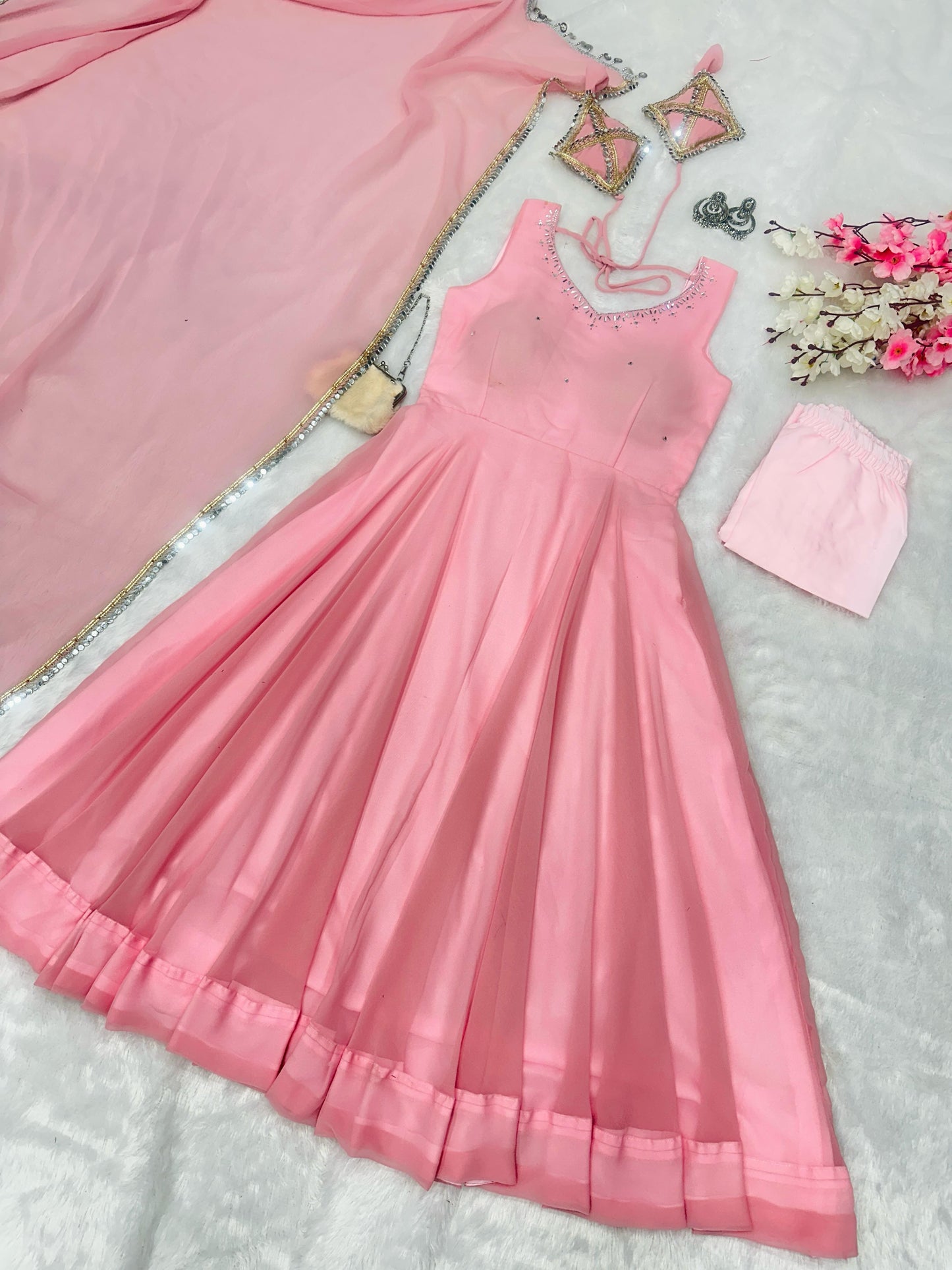 Georgette Anarkali Dress