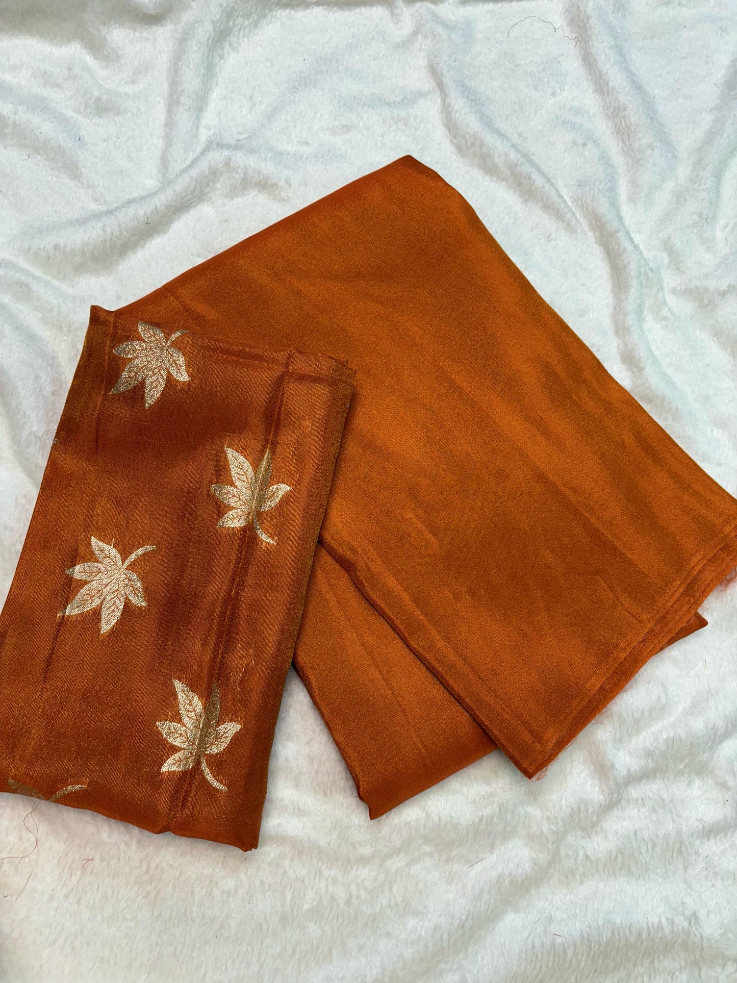 Leaf Viscose Tissue saree