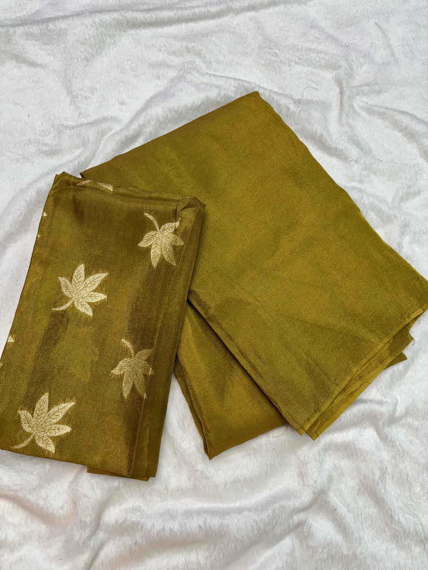 Leaf Viscose Tissue saree
