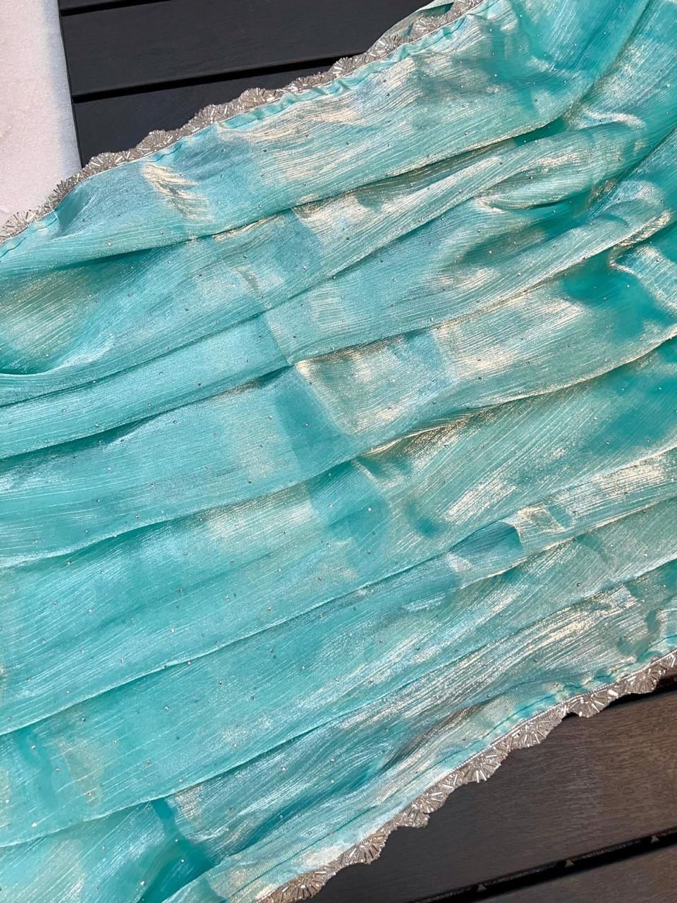 Pure Soft Shine Tissue Saree