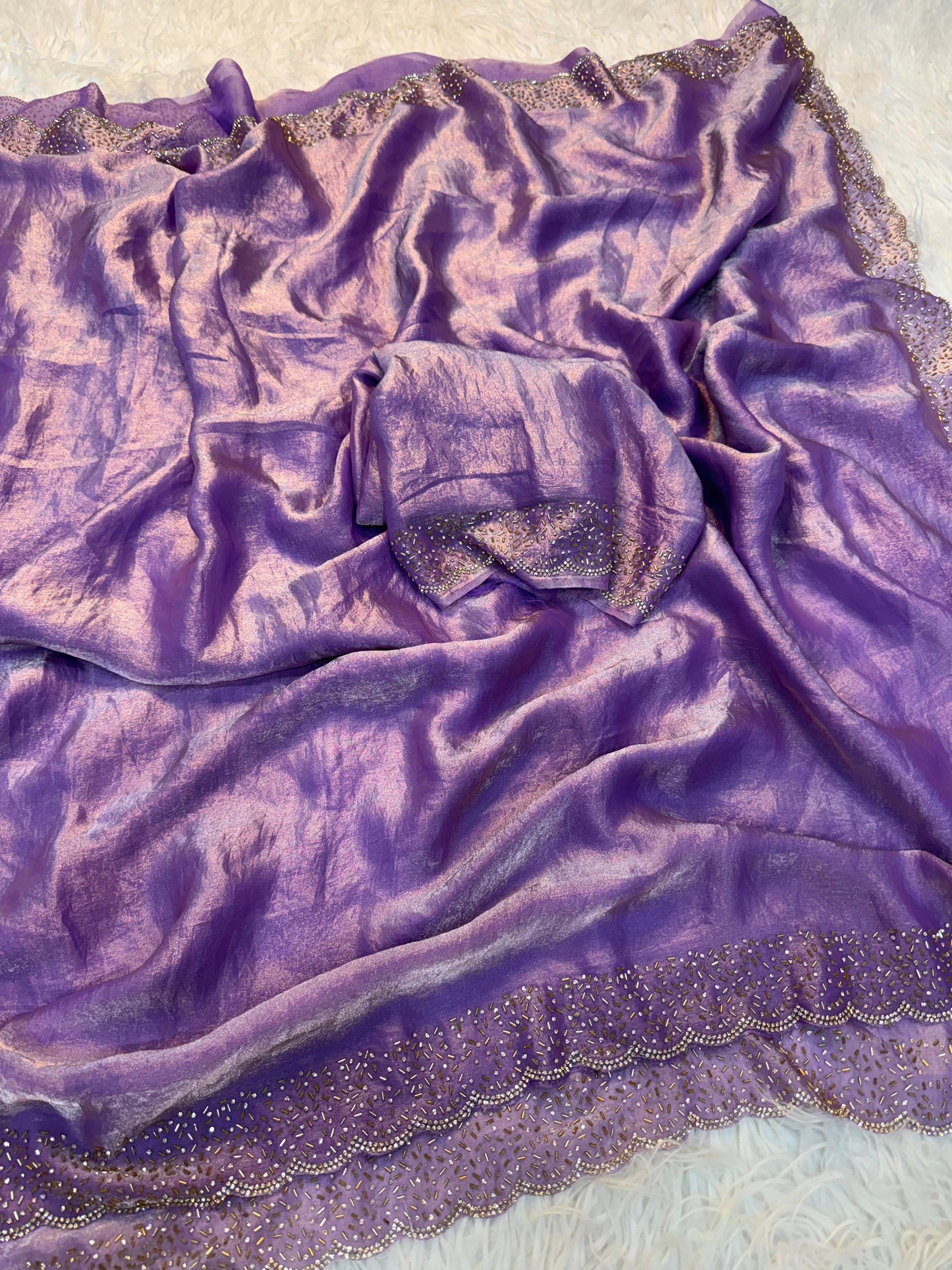 Space silk saree