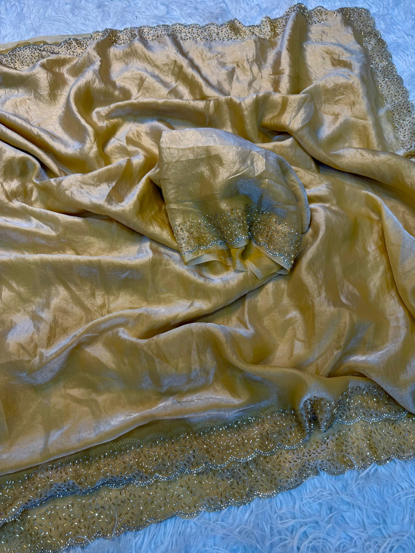 Space silk saree