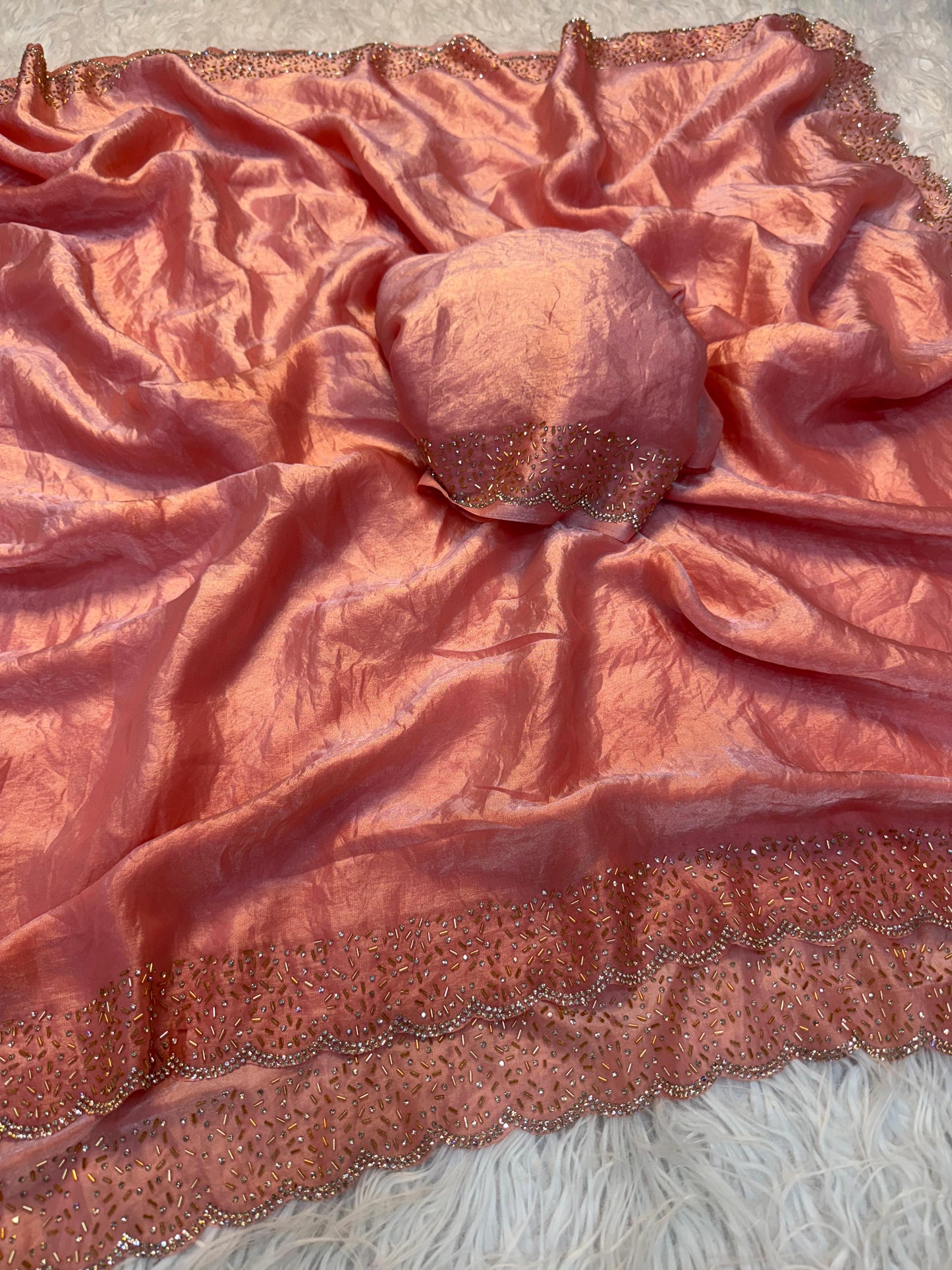 Space silk saree