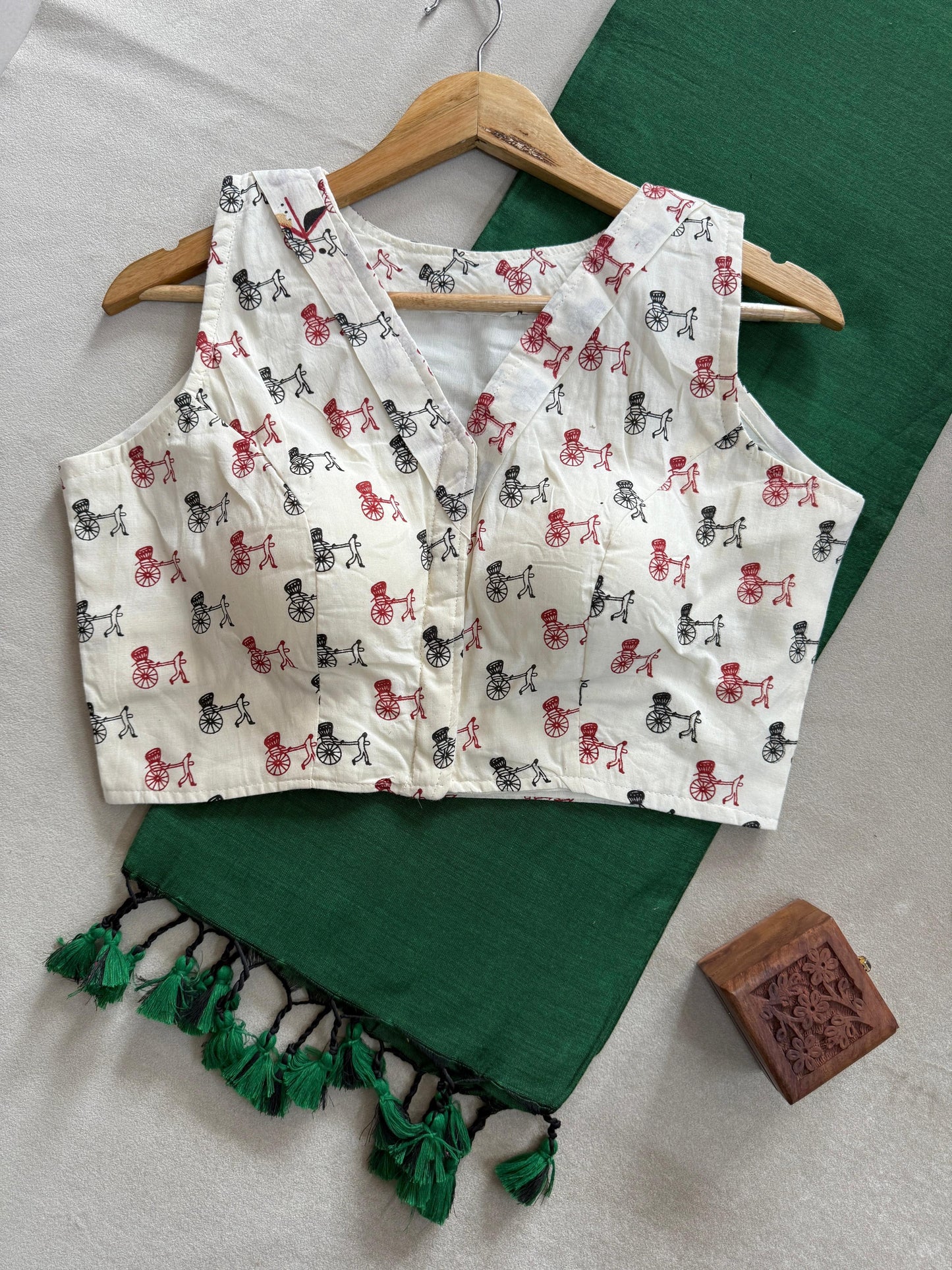 Khadi Cotton Saree Set