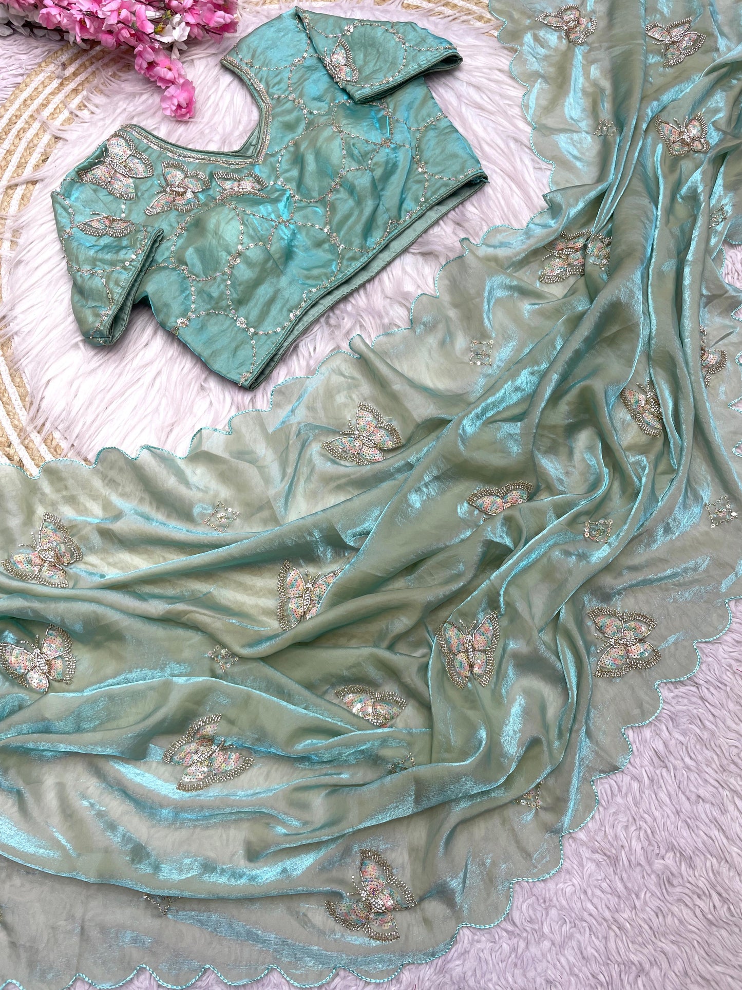 Fandy Satin Saree