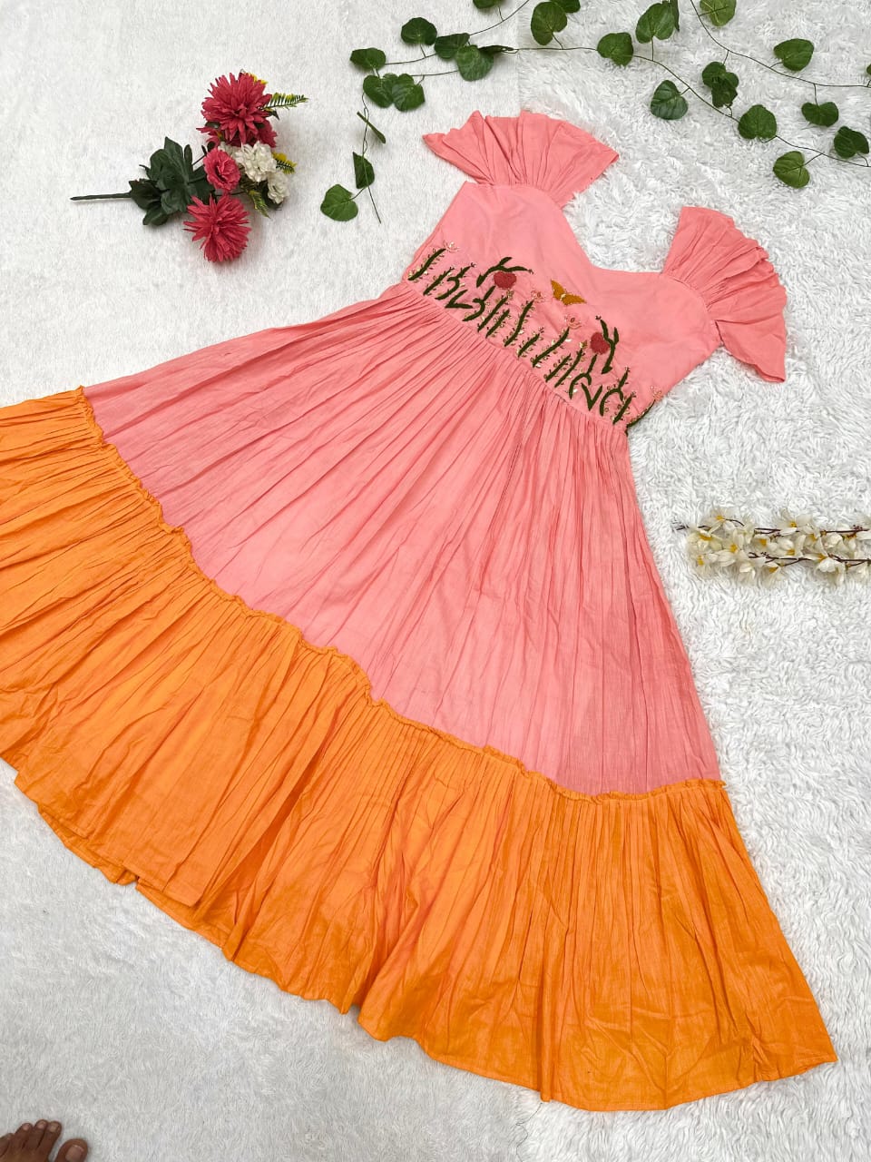 Dual-Shade Designer Gown