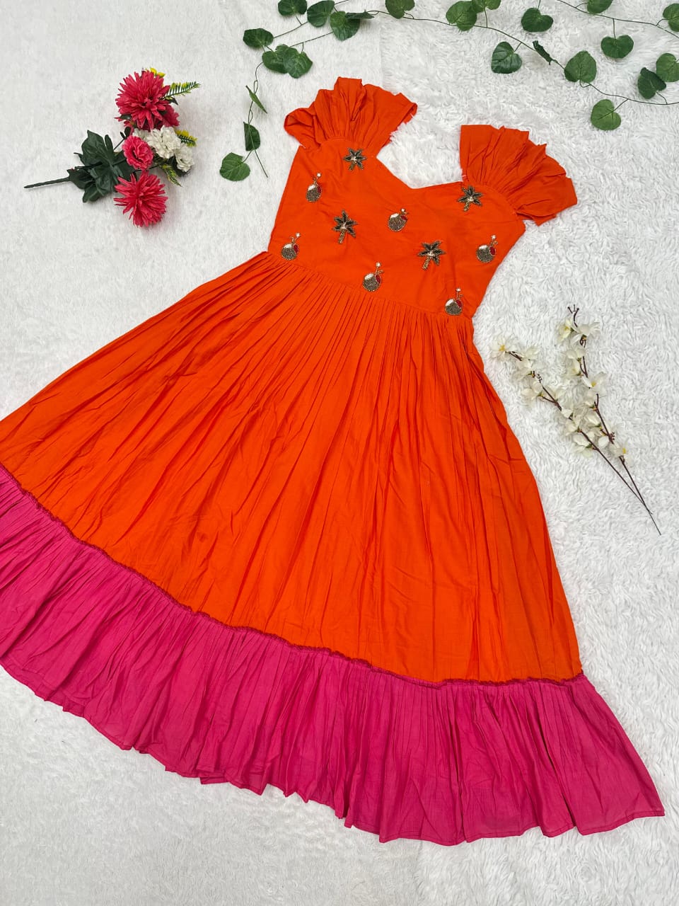 Dual-Shade Designer Gown