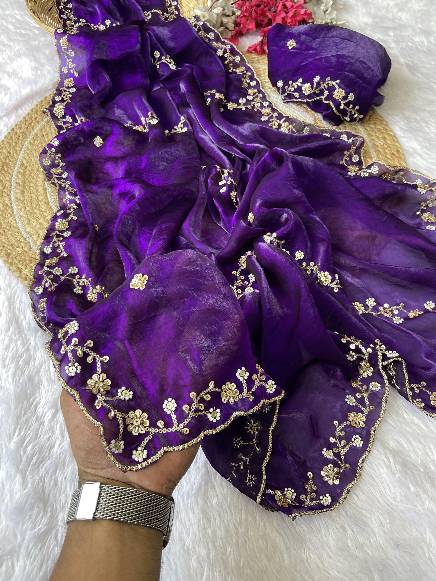 Fendy Satin Saree
