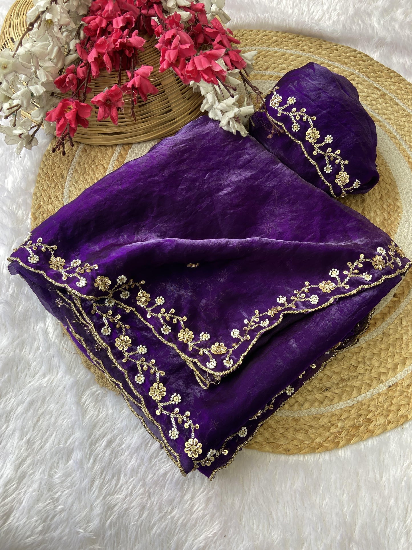 Fendy Satin Saree