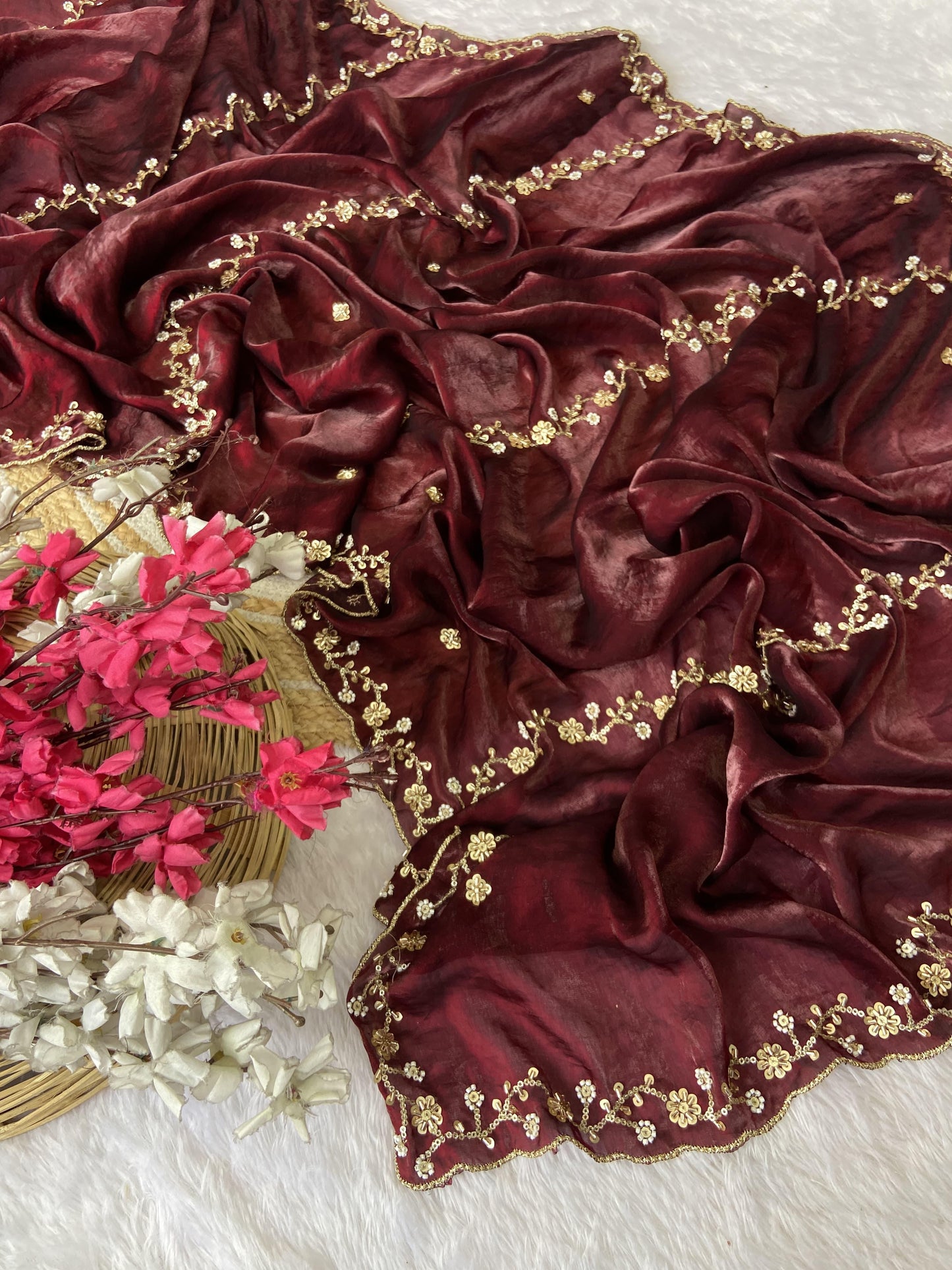 Fendy Satin Saree