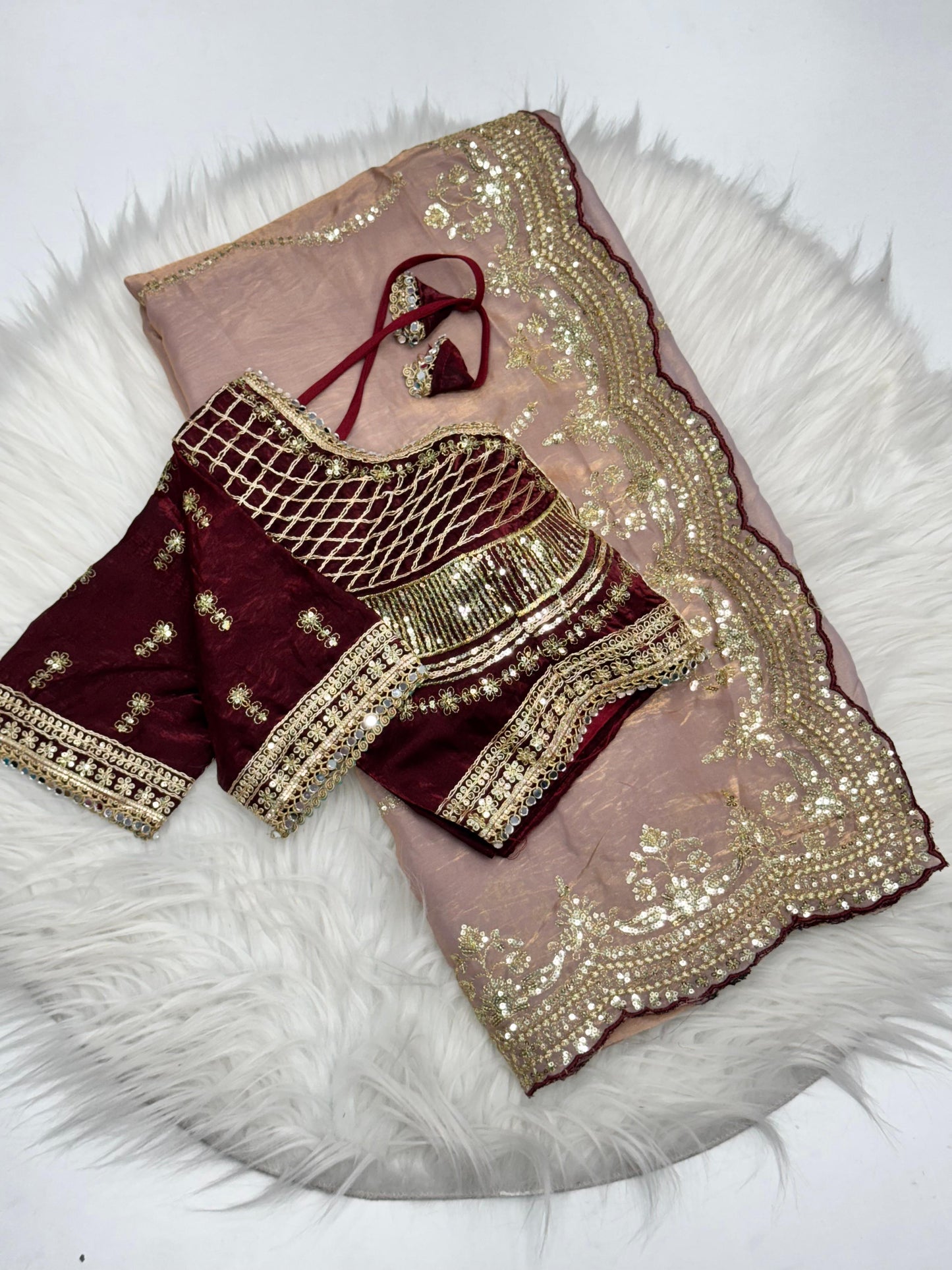 Pure Soft Fendy Silk Saree