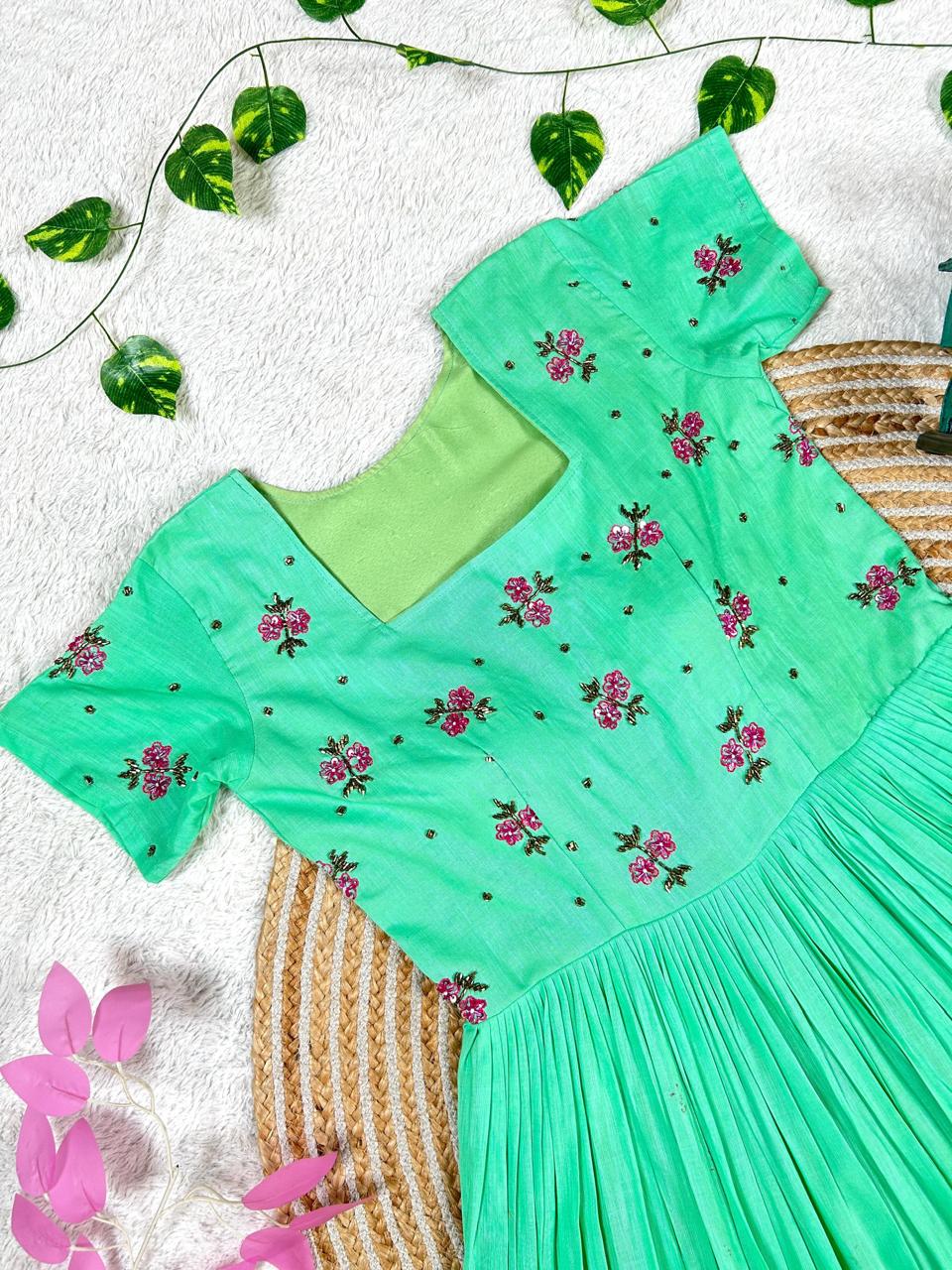 Dual color combo Gown